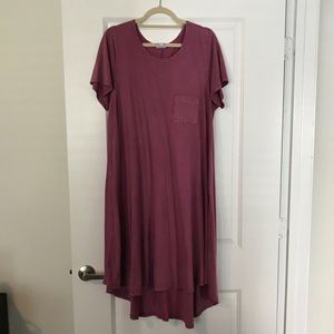 Mauve LuLaRoe Carly Dress 👗